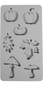 Molde de silicona "calabaza, hongo, hoja" - Imagen 1 de 12