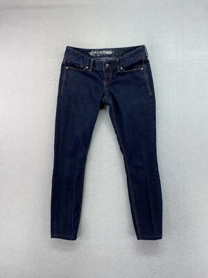 Express Jeans Womens Size 2s Dark Wash Ultra Low Rise Zelda Jean Legging - Image 1 of 4