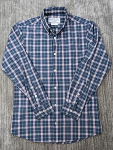 Mizzen Main Leeward Medium Trim Fit Button Up Mens Long Sleeve Stretchy Light - Picture 1 of 8