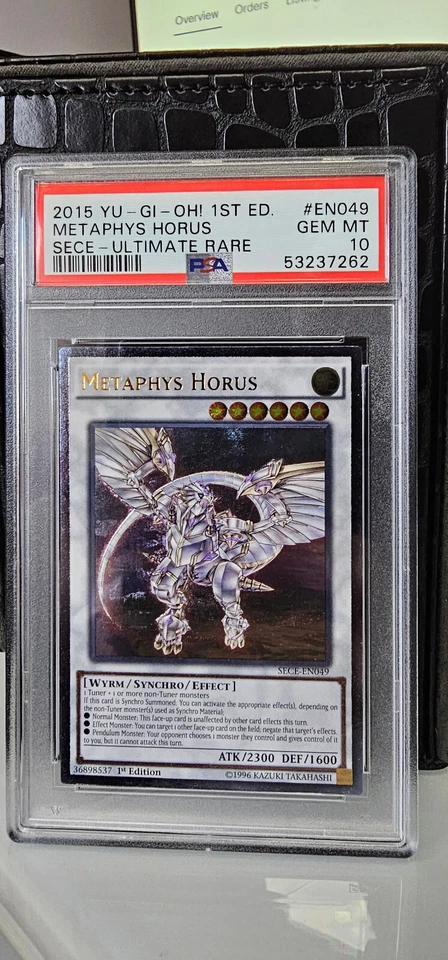 PSA 10 Yu-Gi-Oh! Metaphys Horus SECE ULTIMATE - Image 1 of 1