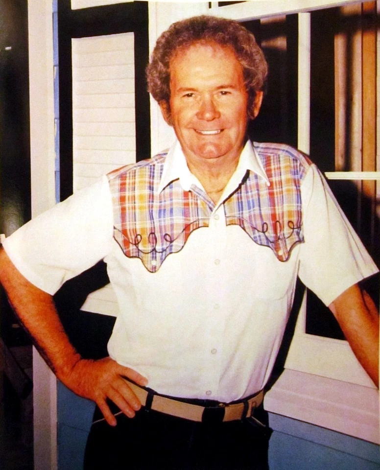 HANK LOCKLIN country clipping '80s color photo Grand Ole Opry honky tonk 8 x 10  - Image 1 of 1