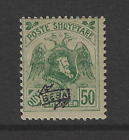 Albanien Briefmarke von 1920/22 Mi.Nr. 80 II * ungebraucht mit Falz Aufdruck 2