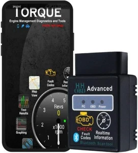 Bluetooth Professional OBD2 Diagnostic OBD2 Module Scanner Scan Tool - Picture 1 of 10