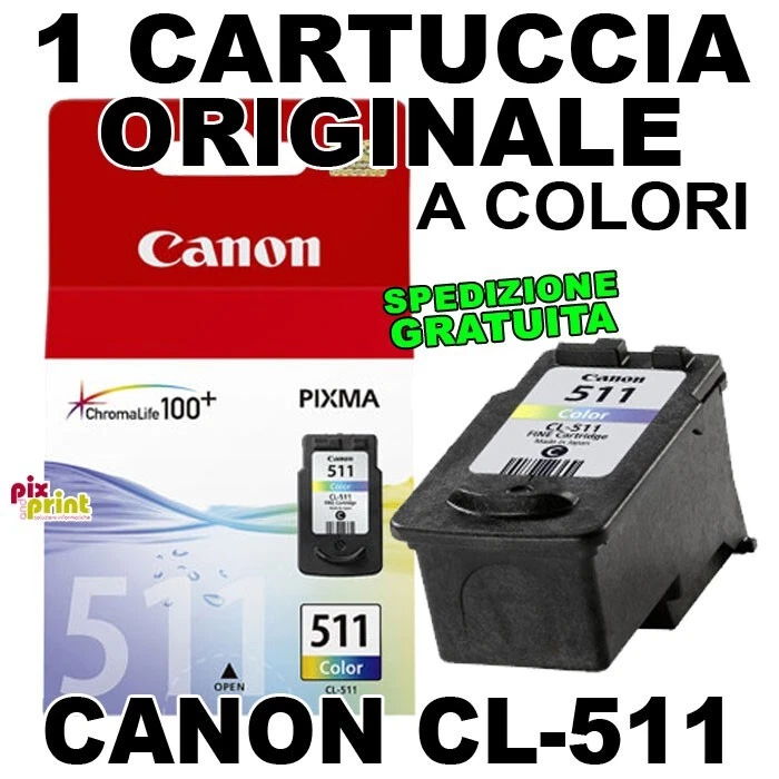 Canon CL-511 ORIGINALE Cartuccia a Colori MP495 MP280 MX360 MX420 iP2700 MX350 - Immagine 1 di 1