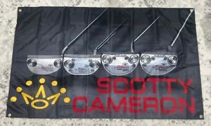 Scotty Cameron Display Commemorative Banner 3’ X 5’ Putter Golf Club Advertising