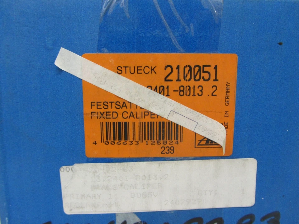 Mercedes Left Rear Caliper, 000 420 92 83 - Image 1 of 4