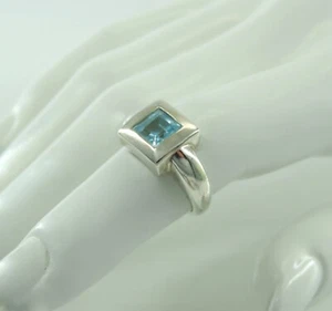  Damenring Silber 925er mit Topas (54 (17,2 mm Ø) - Bild 1 von 6