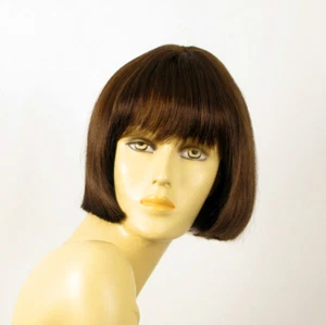 Perruque femme 100% cheveux naturel châtain ref ELISA 6 - Picture 1 of 9