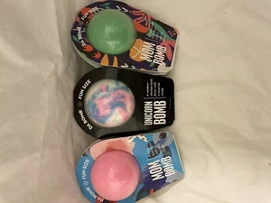 Neu Menge 3 Mom Bomb & Einhorn Bombe Fizzer mit einer Überraschung im Inneren - Bild 1 von 7