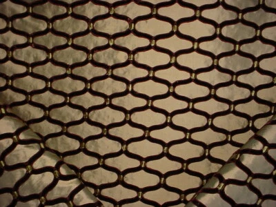 Tela de tapicería de terciopelo de seda té verde bordado Ogee 5Y Kravet Couture 29862 Foto 1 de 4