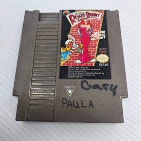 Who Framed Roger Rabbit Nintendo NES Video Game Cartridge Power Play 1989 Japan