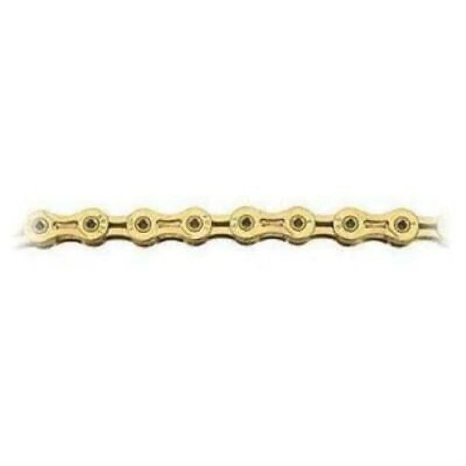 KMC X9SL Gold Chains 9 Speed Super Light Chain 11/128" 116 Link Gold X-9SL - Image 1 of 1