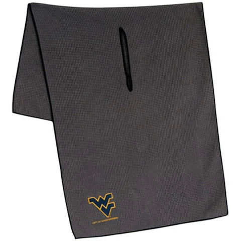 West Virginia Mountaineers 19" x 41" Gray Microfiber Towel Cover