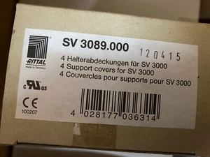 Rittal SV 3086.000 / 4 Pieces / System Cover ABS Gray NEW OVP - Picture 1 of 2
