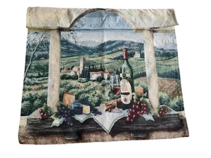 Vineyard Wall Tapestry designed by Barbara R Felisky "Vineyard Bounty" 30" - 33" - Picture 1 of 6