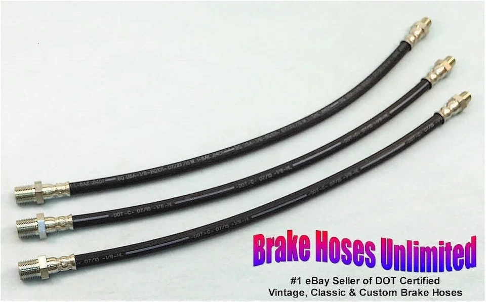 BRAKE HOSE SET Checker Cab, Model Y - 1935 1936 1937 1938 - Image 1 of 1