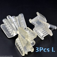 3 Stck L HOT Dental Silicone Mouth Prop Unterstützung Holding Speichel Auswerfer Ansaug Spitze