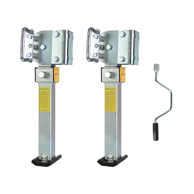 SUNRISE Drop Down Leg Set Steel Base 1000lbs 400mm Caravan stabilizers - image 1 of 1