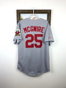 Vintage 90's St Louis Cardinals Mark McGwire Majestic Jersey MLB Shirt Mens Sz L - Picture 1 of 14