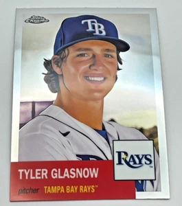 2022 Topps Chrome Platinum Anniversary Card #62 Tyler Glasnow - Tampa Bay Rays - Bild 1 von 3