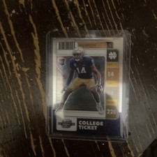 2022 panini chronicles college ticket Kyle Hamilton Rookie Card