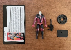 Vintage 1997 Hasbro GI Joe Cobra Command Team DESTRO v5 w/ accessories & card - Picture 1 of 8