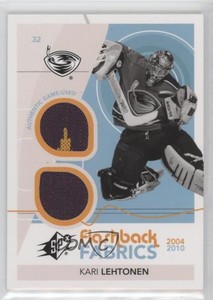 2010-11 SPx Flashback Fabrics Kari Lehtonen #219