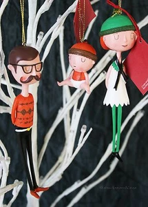 ADORNO CAJA Y BARRIL PAPÁ, MAMÁ O BEBÉ - NUEVO CON ETIQUETAS - HINCHA PARA NOEL PAPÁ-O! - Imagen 1 de 21