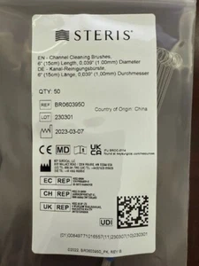 Steris BR0603950 EN Channel Cleaning Brushes 6" x .039" Pk/50 - Bild 1 von 3