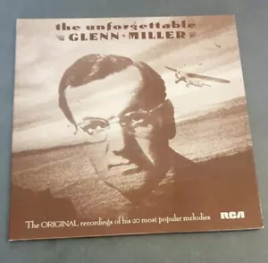 The Unforgettable Glenn Miller Lp 33rpm Vinyl Record RCA TVL43001 - Picture 1 of 1