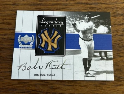 2000 Upper Deck Yankees Legends #BR-LL Babe Ruth Legendary Lumber Bat Relic - Image 1 of 2