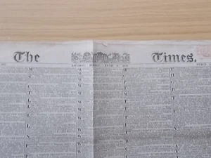 ORIGINAL ANTIKE ZEITUNG DIE ZEIT 8. JUNI 1821 VOLL MIT INTERESSANTEN NACHRICHTEN - Bild 1 von 2