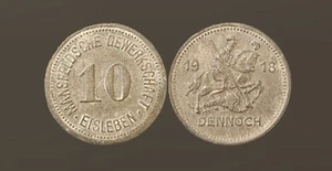 EISLEBEN (Notgeld) 10 Pfennig 1918 - Zinc - Picture 1 of 3