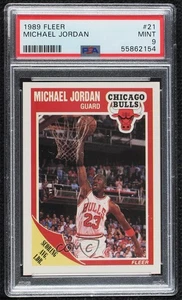 1989-90 Fleer Michael Jordan #21 PSA 9 MINT HOF - Picture 1 of 3
