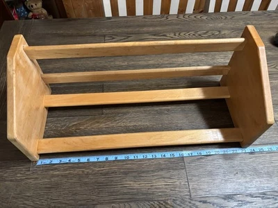 Solid Wood Tabletop Bookshelf / Display Rack – 24” Wide - Image 1 of 4