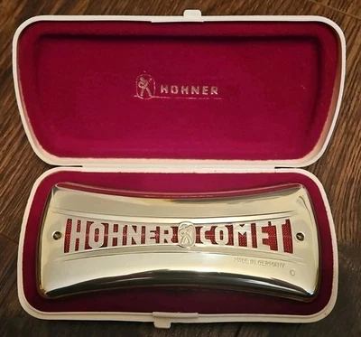 De colección. Armónica Horner Comet Doble Cara C&G con FUNDA ORIGINAL, Excelente  Foto 1 de 4