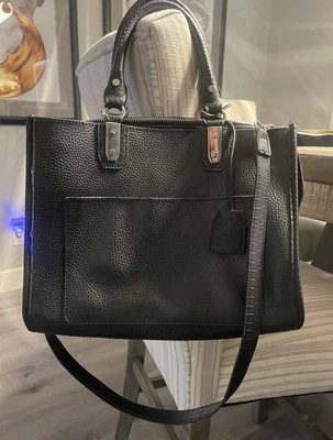 Jennifer Lopez Black Leather Purse - Image 1 of 4