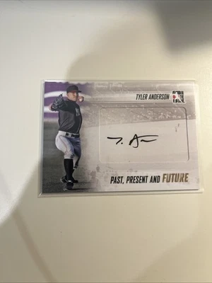 2013 In the Game Past Present & Future-Autographs Tyler Anderson #PPF-TA3(AU RC) - Image 1 of 2