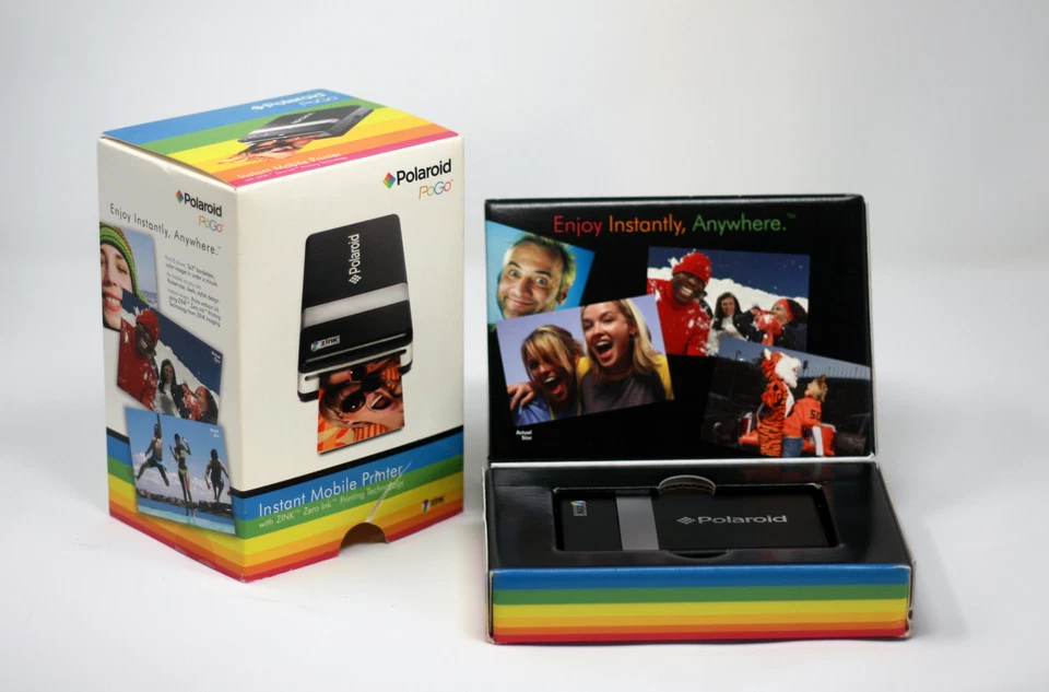 Polaroid PoGo Instant Mobile Printer ZINK Zero Ink Technology New in box - Image 1 of 4