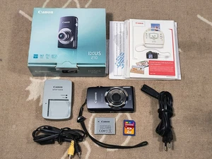 Canon PowerShot ELPH SD3500 IXUS 210 14.1MP Digital Camera - Black Fully Working - Picture 1 of 17