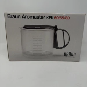 Braun Aromaster Cafetera 12 Tazas Vidrio Repuesto Olla Jarra KFK 60/65/80 - Imagen 1 de 11
