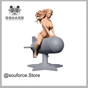 Modellino bambola 1/12 1/18 1/24 1/64 1/43 missile volante scena ragazza miniature figure - Foto 1 di 4