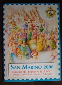 2006 San Marino Livre Des Timbres Année Complèt MNH - Photo 1/7