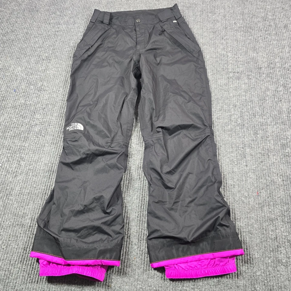 Pantalones de nieve The North Face niñas grandes 14/16 negros HyVent EZ Grow esquí snowboard Foto 1 de 4
