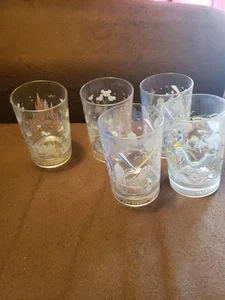Walt Disney 25th Anniversary McDonalds Glas Tasse Goofy Mickey Donald 5er Set - Bild 1 von 11