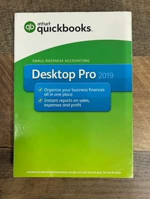 Intuit Quickbooks Desktop Pro 2019 Business Accounting Software - Image 1 of 2