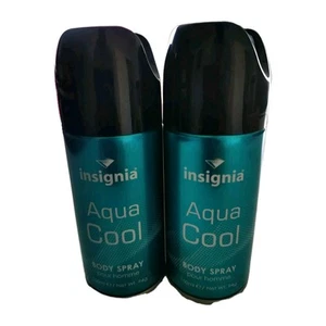 INSIGNIA ZERO DEODORANT AQUA COOL BODY SPRAY POUR HOMME 2X150ML - Bild 1 von 1