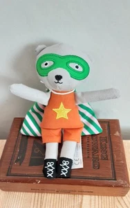 Sainsburys Home Superhero Cape Teddy Bear Soft Toy Comforter Small Star BNWT - Picture 1 of 5