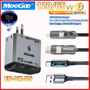 Cargador Rápido 120W USB Tipo C PD 3.0 | iPhone 15 Samsung Xiaomi - Imagen 1 de 29