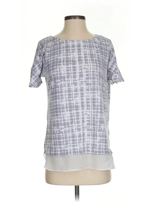 Camiseta gris manga corta Simply Vera Wang para mujer S Foto 1 de 4